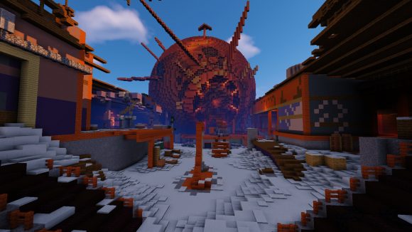Another one of Destiny's maps rebuilt in Minecraft