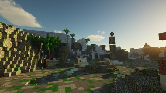 Destiny's Vault of Glass rebuilt in Minecraft with ray-tracing