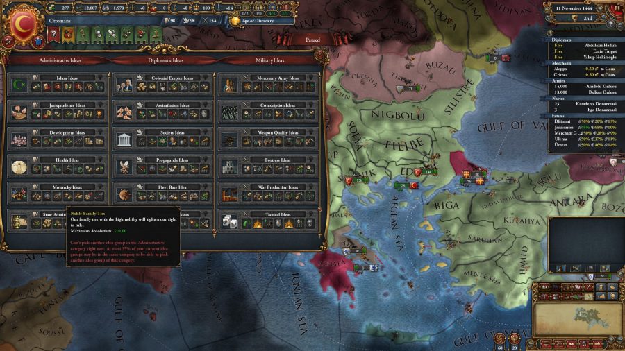 יוון ברקע עם EU4