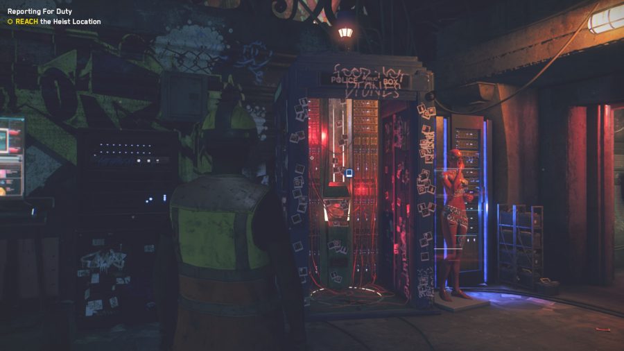 Doctor Who TARDIS in Watch Dogs Legion