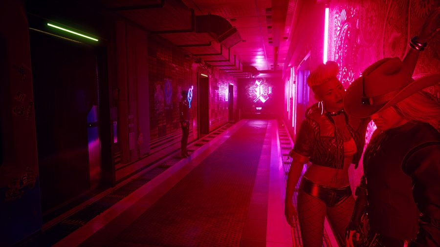 Cyberpunk 2077 alleyways and bars