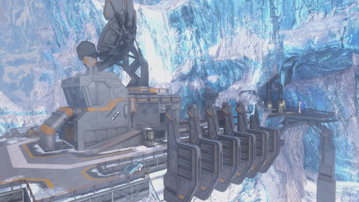 A new Halo 3 map, based on some sort of base built into an icy mountain, is coming from the unreleased Halo Online