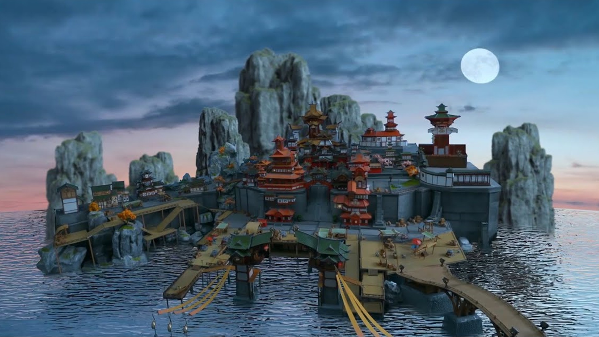 Genshin Impact Fans Spend 1000 Hours Building A Real Life Model Of Liyue Harbor Pcgamesn