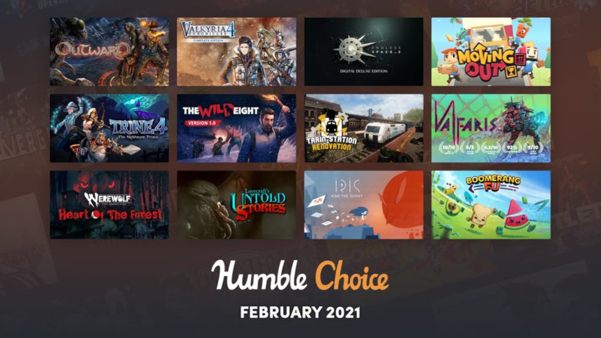 Here are your Humble Choice games for February 2021