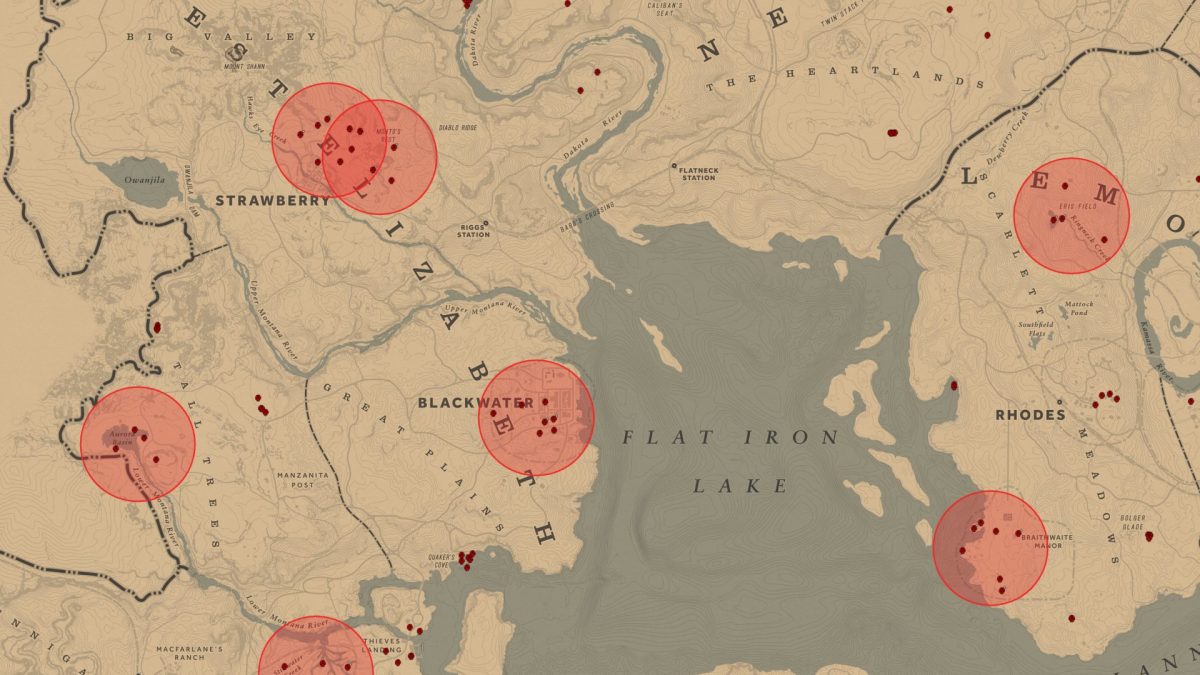 This Fan Made Red Dead Online Map Now Shows You Exact Locations For Bounties Pcgamesn