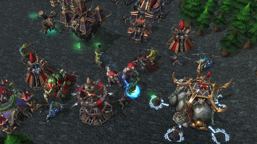 Warcraft 3 Reforged multiplayer match