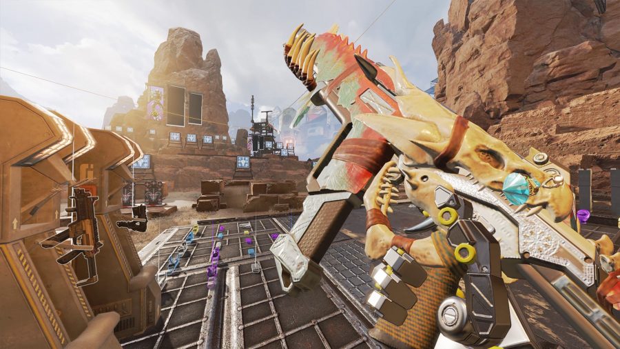 Apex Legends Weapons Tier List: The R301 being used in the firing range