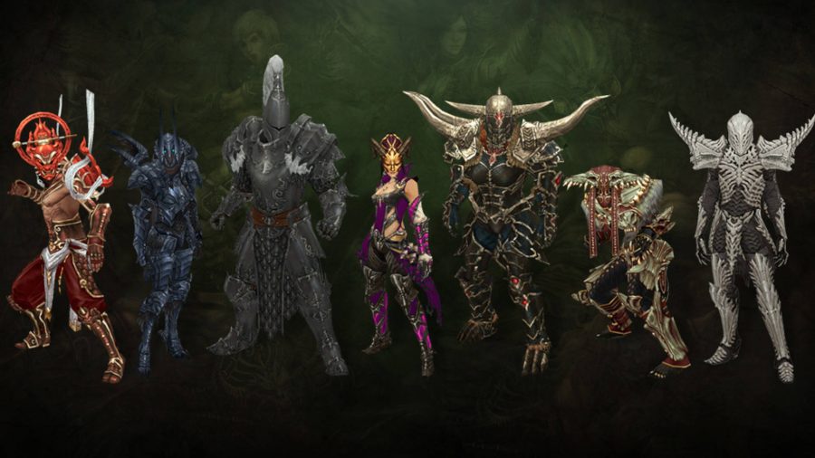 All of the Season 23 class sets for Diablo 3 for every character class.