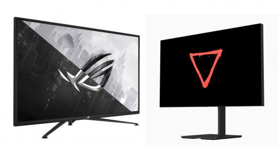 The Asus Strix XG43UQ competes with the Eve Spectrum 4K to become the first HDMI 2.1 gaming monitor with 4K resolution at 144Hz refresh rate