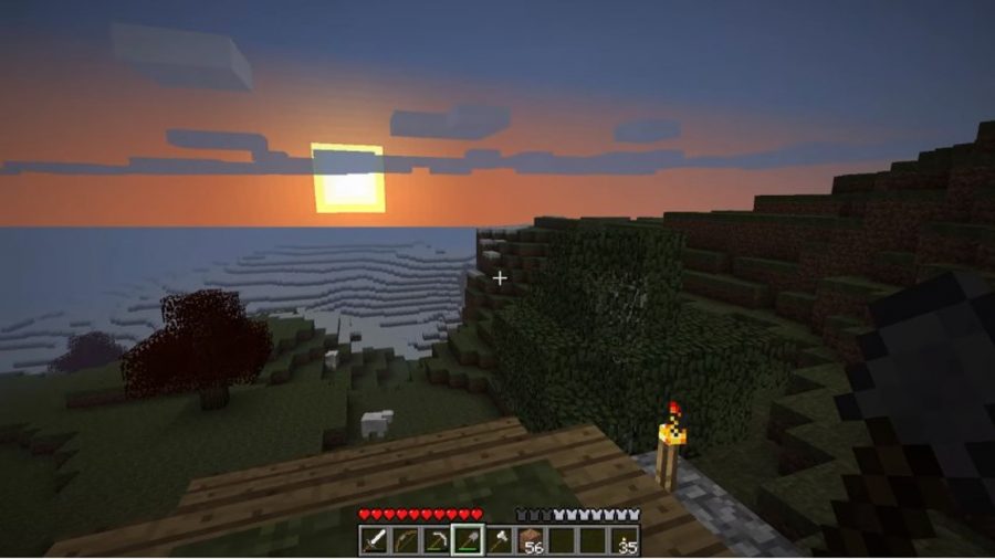 Sunset in Far Lands or Bust Minecraft Let's Play