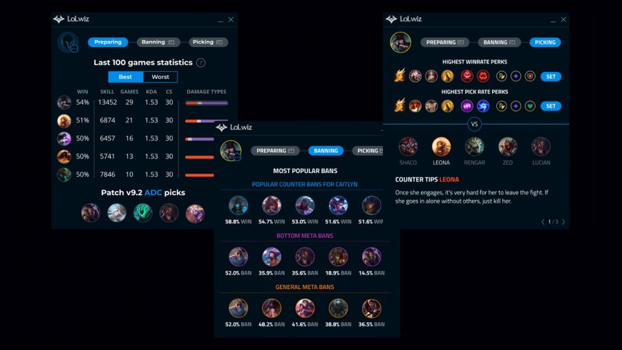 LoLwiz is a comprehensive League of Legends overlay that offers breakdowns and cheatsheets to help you get better