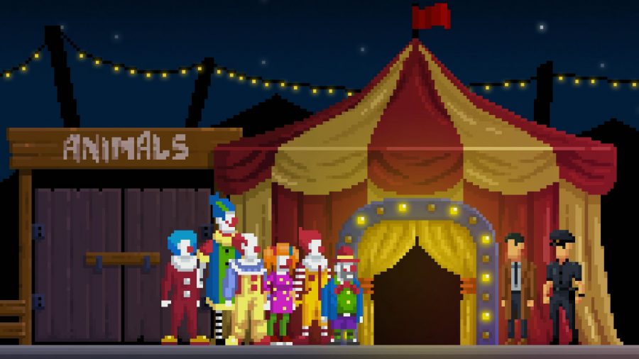 Visiting the carnival in Darkside Detective: Fumble in the Dark