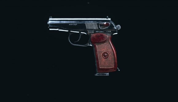 The stock Sykov pistol in Call of Duty Warzone's preview menu