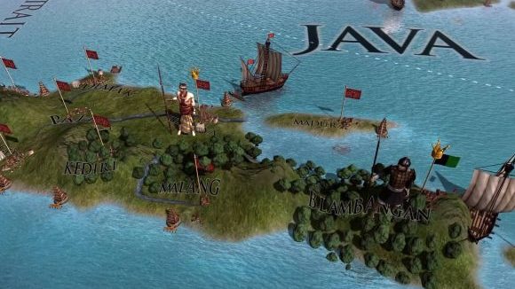 A screenshot of Europa Universalis 4 on PC, showing a unit on Java