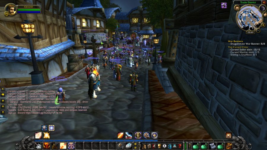 Lots of players in WoW Classic
