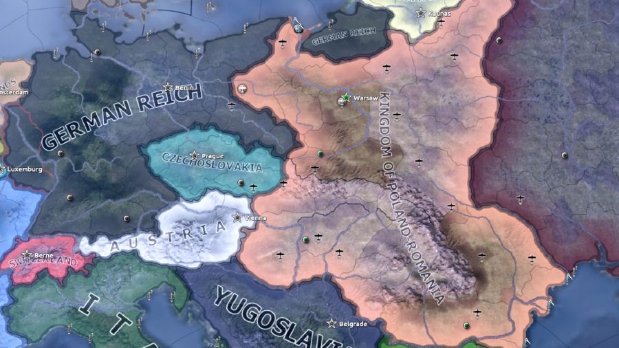 An alt-history path for Poland in Hearts of Iron 4