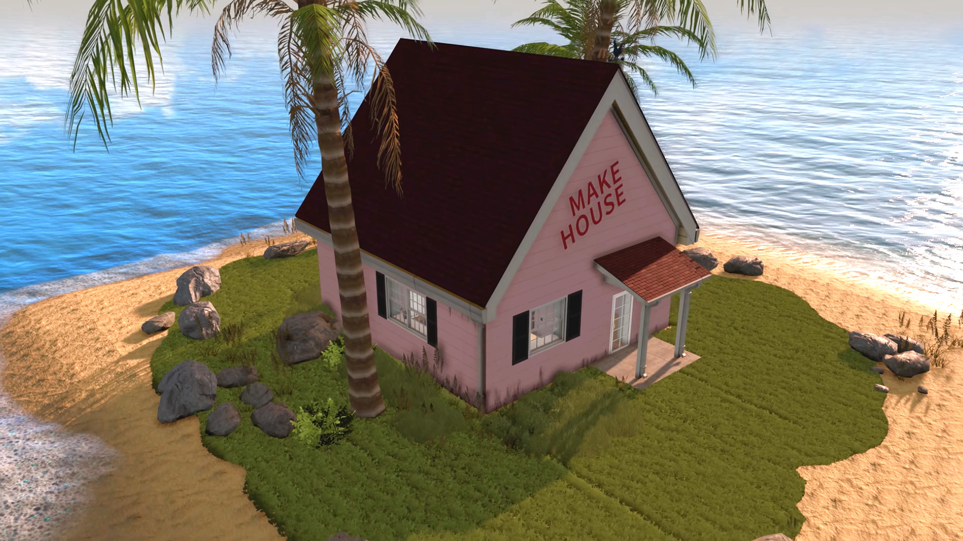 House Flipper Adds The Kame House From Dragon Ball Z In Its Real April Fool S Update Best Curated Esports And Gaming News For Southeast Asia And Beyond At Your Fingertips - mr flibber badge roblox