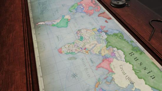 grand strategy game Victoria 3's world map