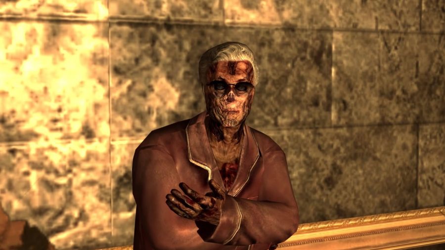 Fallout 3 ghouls with hair in Necropolis