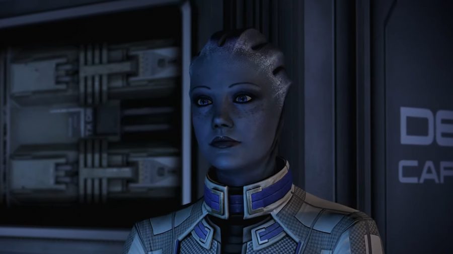ליארה, אחת האפשרויות הרומנטיות ב- Mass Effect