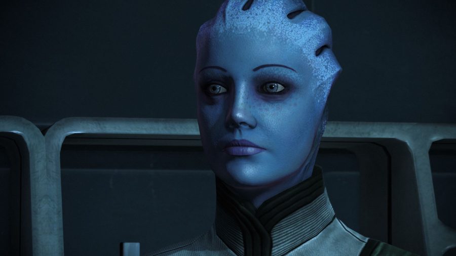 Лиара, една от вариантите за романтика в Mass Effect