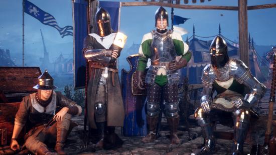 The four Chivalry 2 classes, Archer, Vanguard, Footman, and Knight
