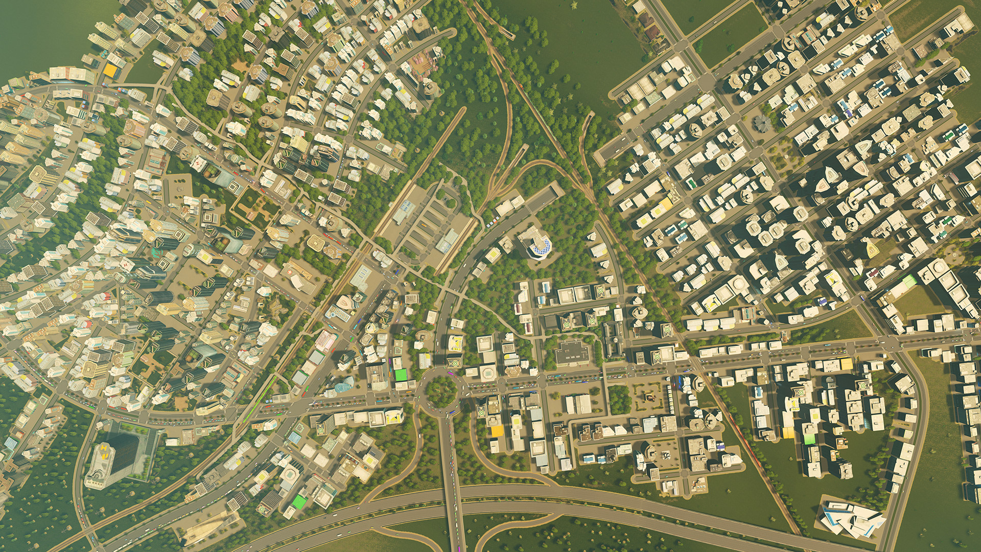 cities skyline 4k map