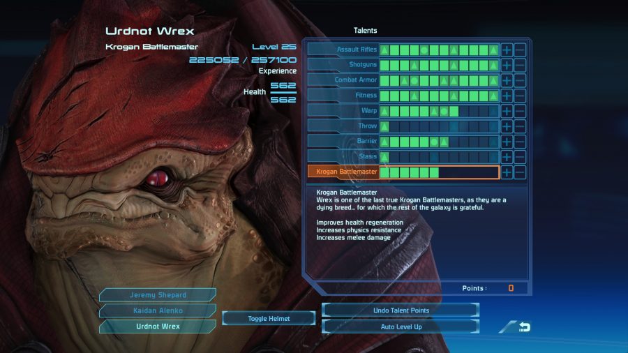 Krogan Battlemaster profession in Mass Effect