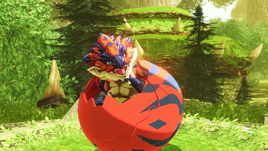 Rathalos hatching in Monster Hunter Stories 2