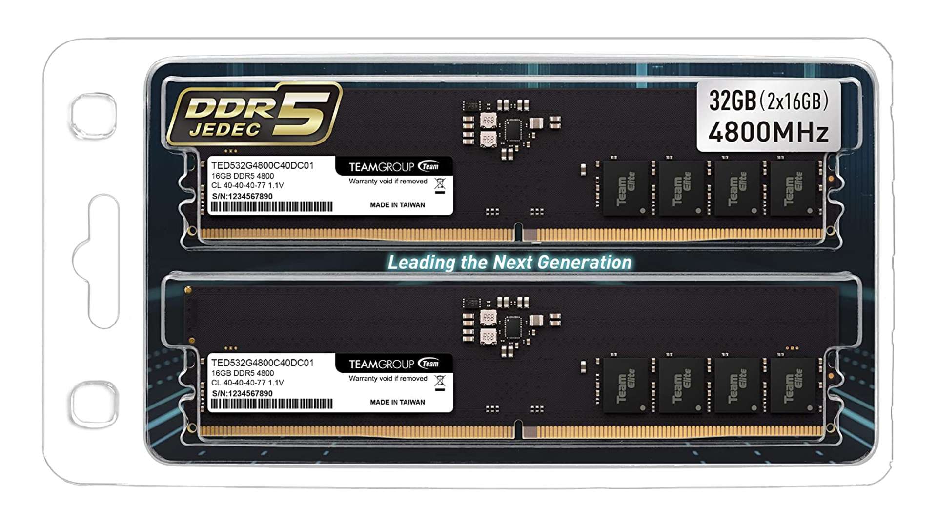 Amazon lists the first set of DDR5 RAM with no motherboard to plug it into