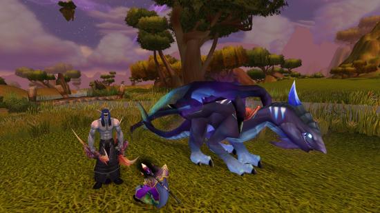 Altruis with a Netherdrake in WoW Burning Crusade