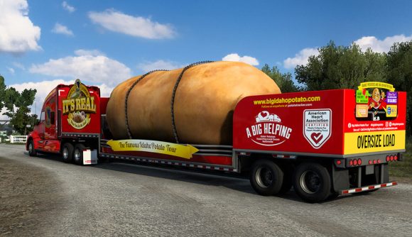 American Truck Simulator's in-game take on the Big Idaho Potato