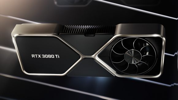 The Nvidia GeForce RTX 3080 Ti Founders Edition graphics card