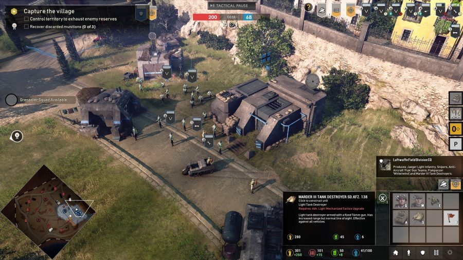 A shot from Miki showing Germany in the Company of Heroes 3 pre-alpha