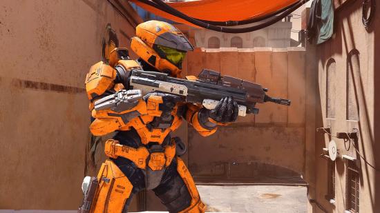 Customised Spartan armour in Halo Infinite