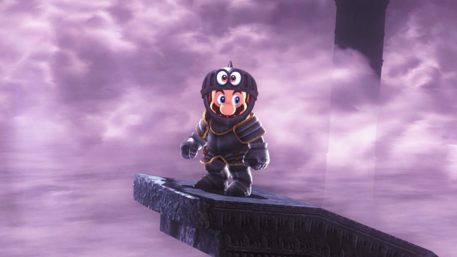 Mario in knight's armour from Super Mario Odyssey