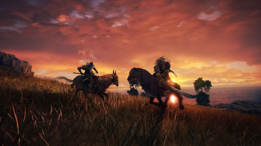 A horseback battle in Elden Ring - maybe we'll see more at Gamescom?