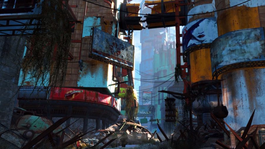 Downtown Boston in Fallout 4