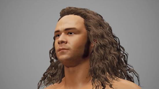 An early render of Jungle Boy in the AEW console game