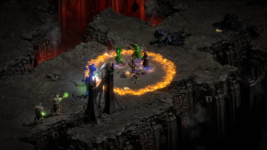 Throwing spells in our Diablo 2: Resurrected review