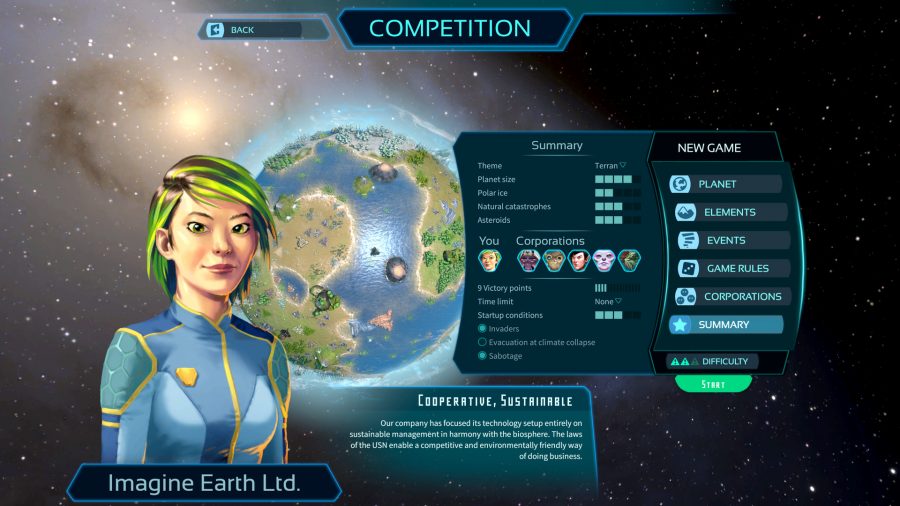 Surveying a planet in ecocentric colony sim, Imagine Earth