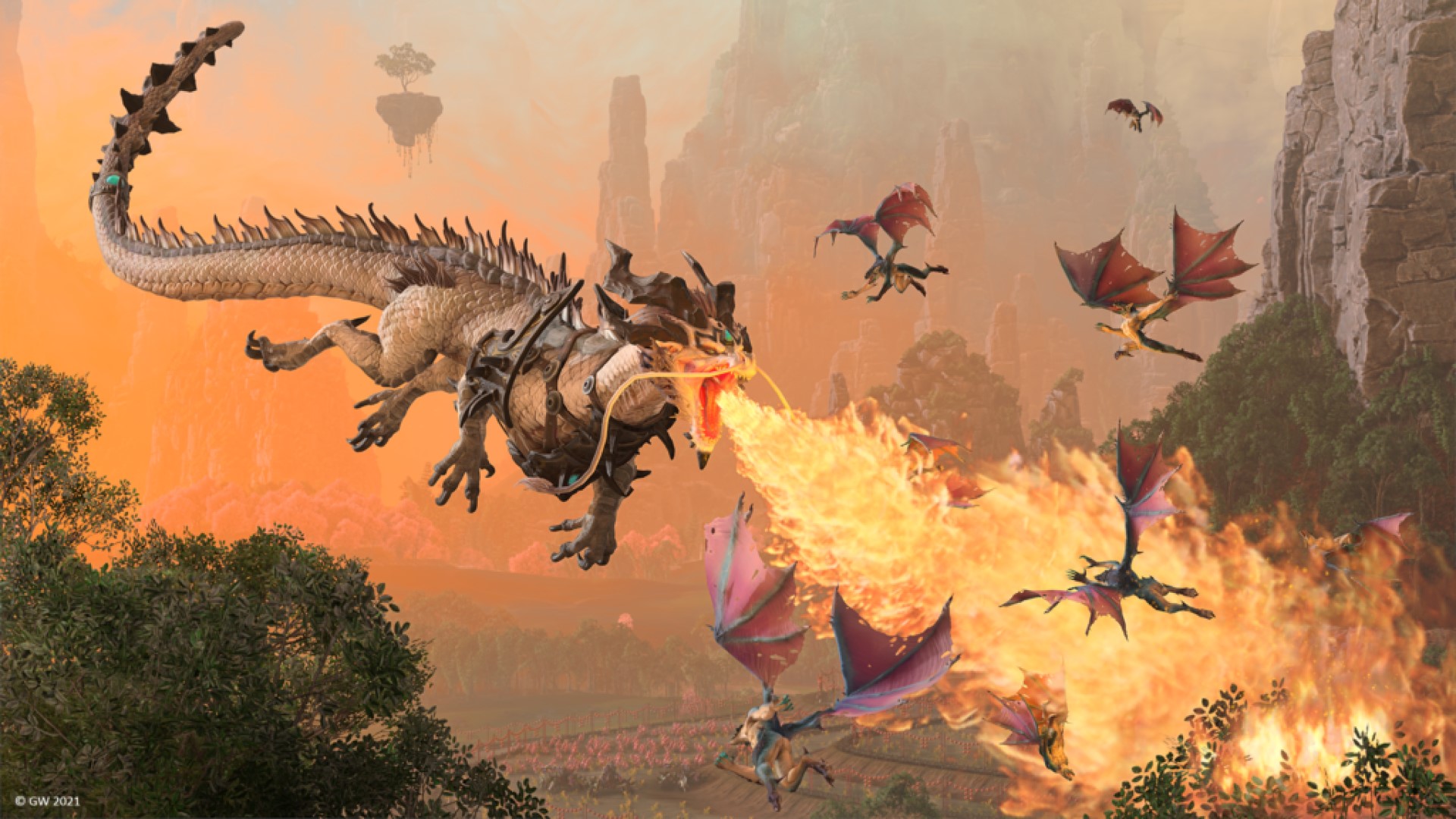 Total Warhammer 3 reveals Cathay's launch lords: a pair of dragon demi-gods