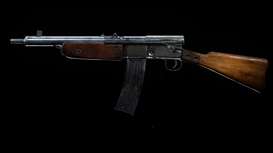 The stock version of the Volk in the Call of Duty Warzone Pacific preview menu