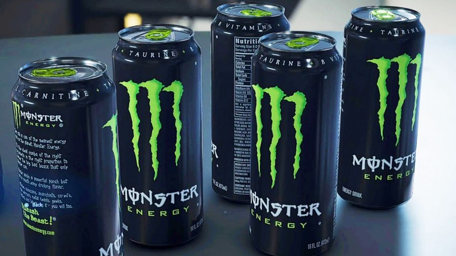 Monster Energy drink cans in Death Stranding