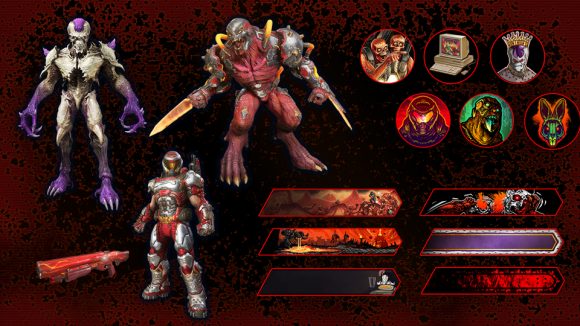 Rewards from Doom Eternal's Battle mode 2.0