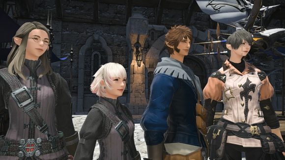 A team of FFXIV players