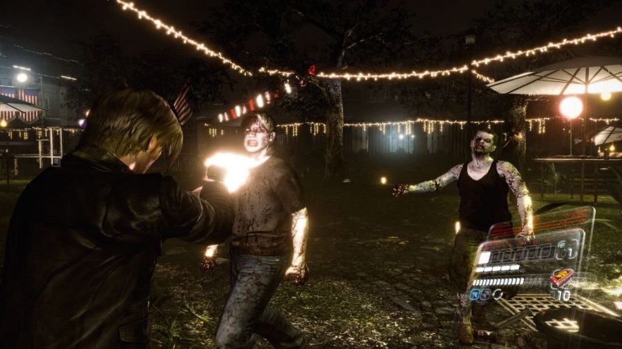 Shooting zombies in the face in Resident Evil 6