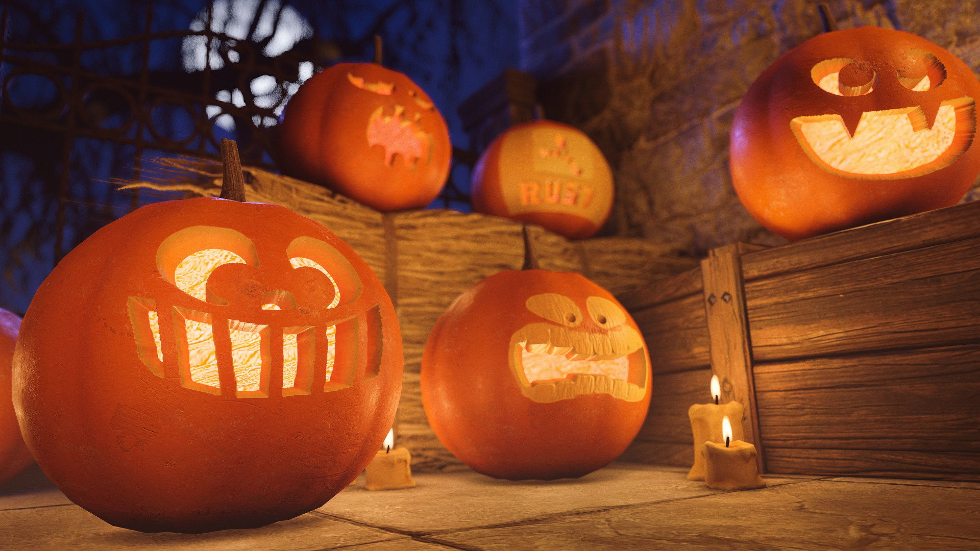 Rust will let you trick or treat for an M249