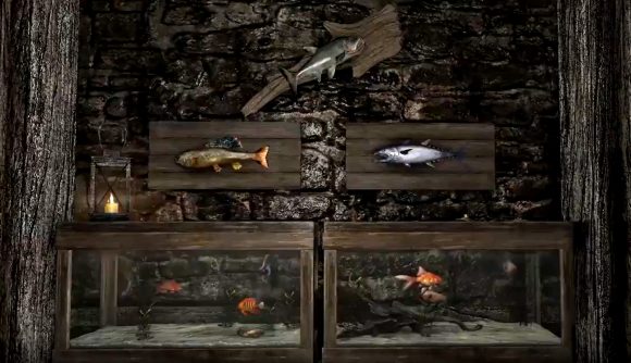 Aquariums and trophy fish in Skyrim