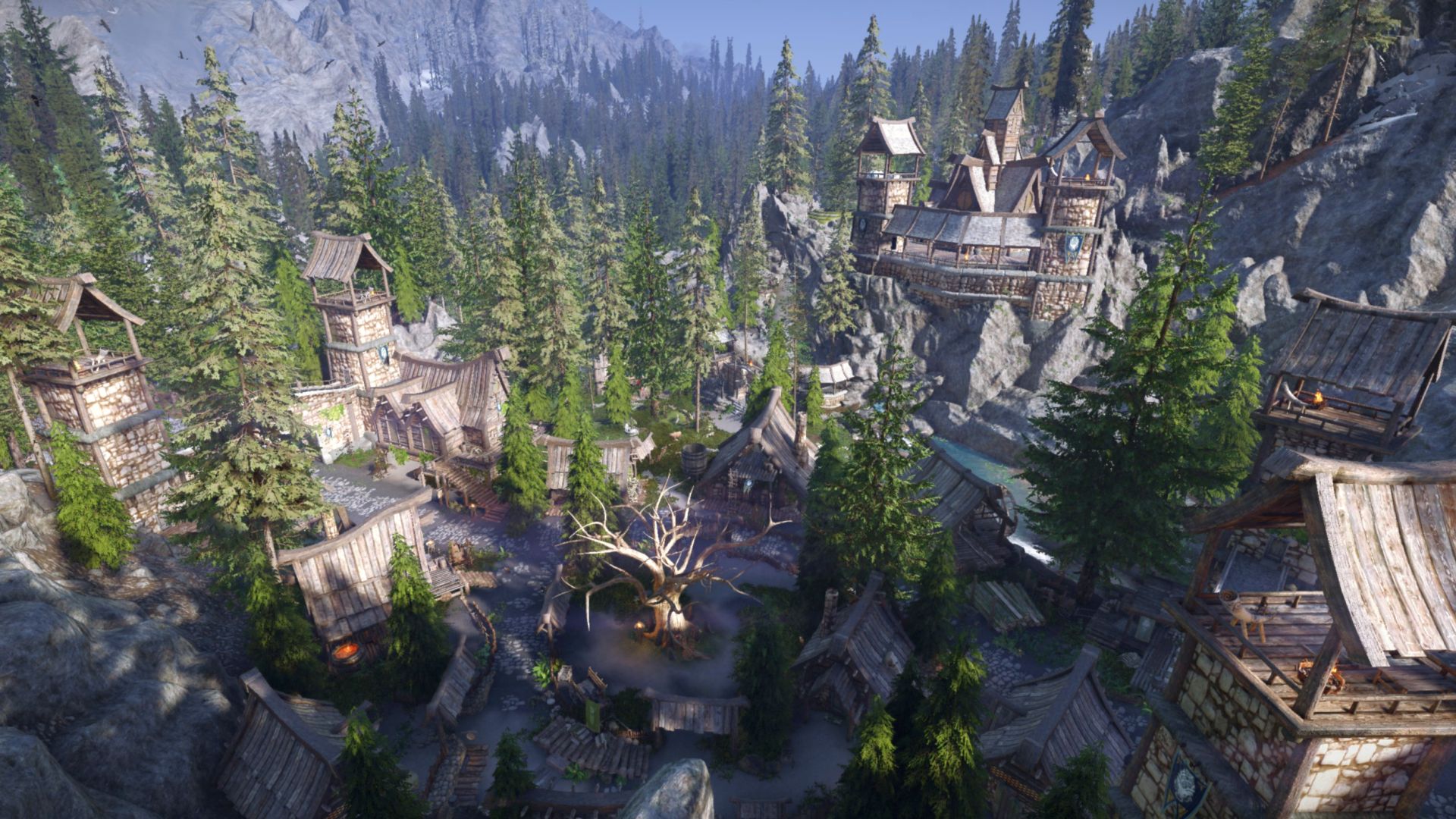 Skyrim modder gives Falkreath its own identity with a gorgeous building overhaul